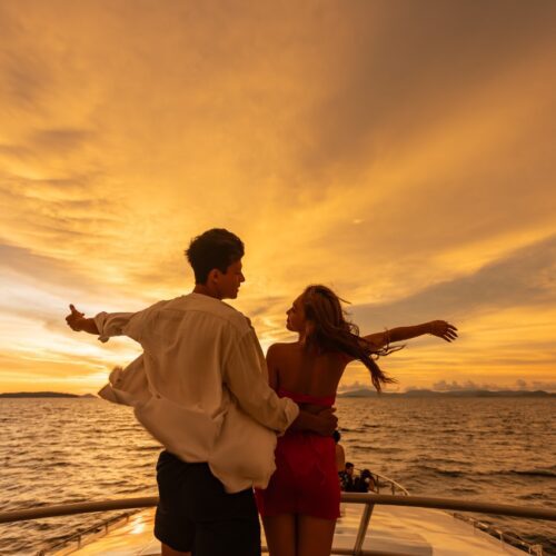 PHI PHI + BAMBOO +MAITON  ( Sunset) BY SPEED  CATAMARAN